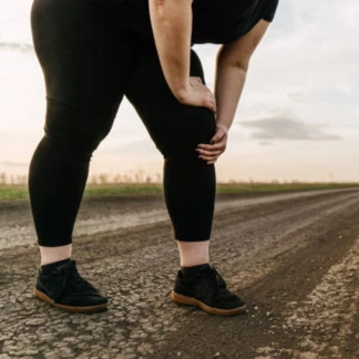 Comprex Ankle Sleeves lady that struggles with extra pounds